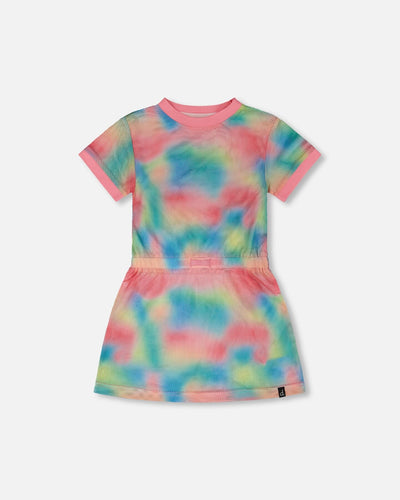 Mesh Beach Dress Multicolor