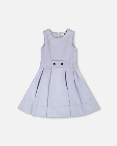 Robe sans manches en néoprène lavande