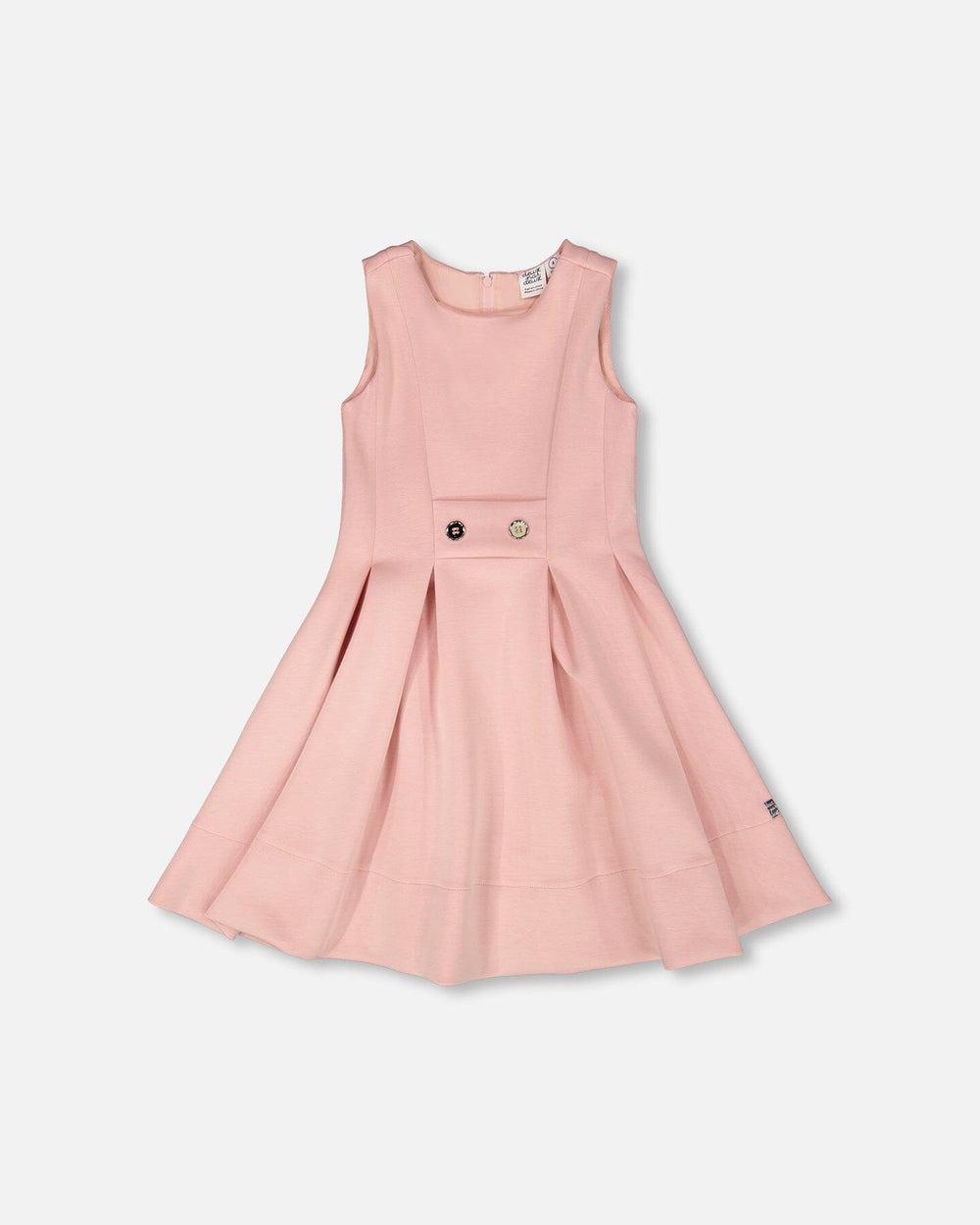 Robe sans manches en néoprène rose pâle