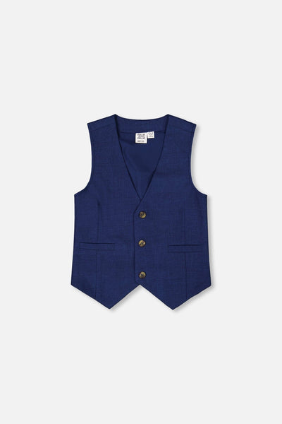 Gilet élégant bleu