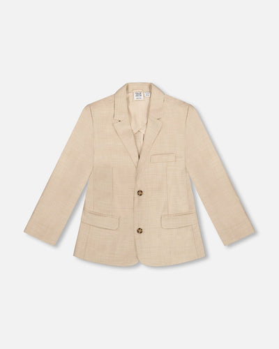 Beige Blazer for Boys