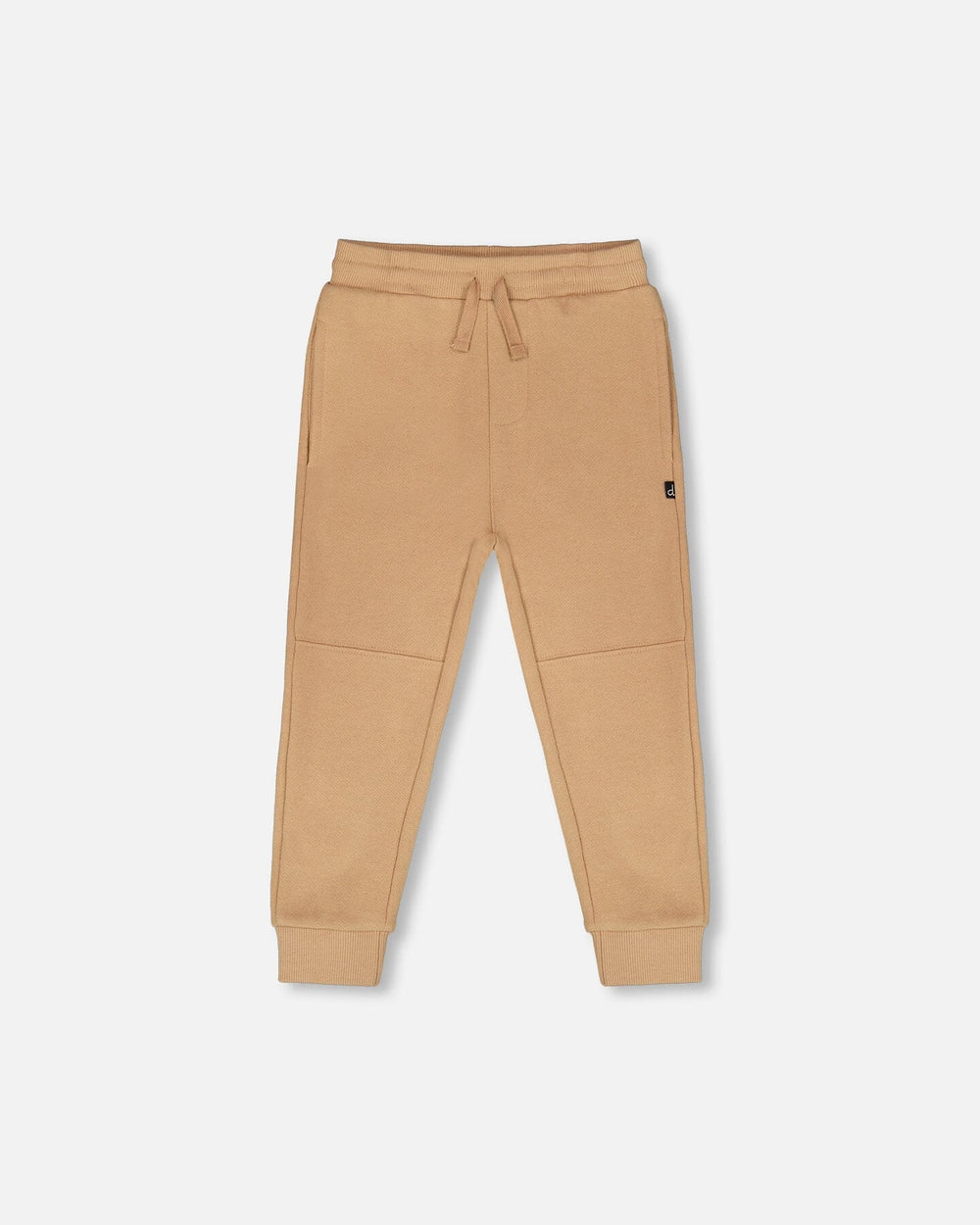 Pantalon de survêtement en molleton bouclette beige