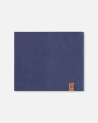 Cache-cou en jersey stretch bleu marine