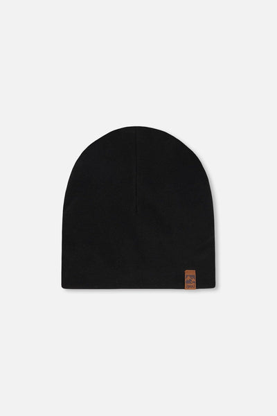 Bonnet en jersey extensible noir