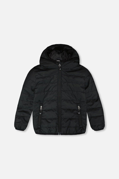 Quilted Mid-Season Jacket Black