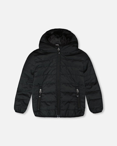 Veste matelassée mi-saison noire