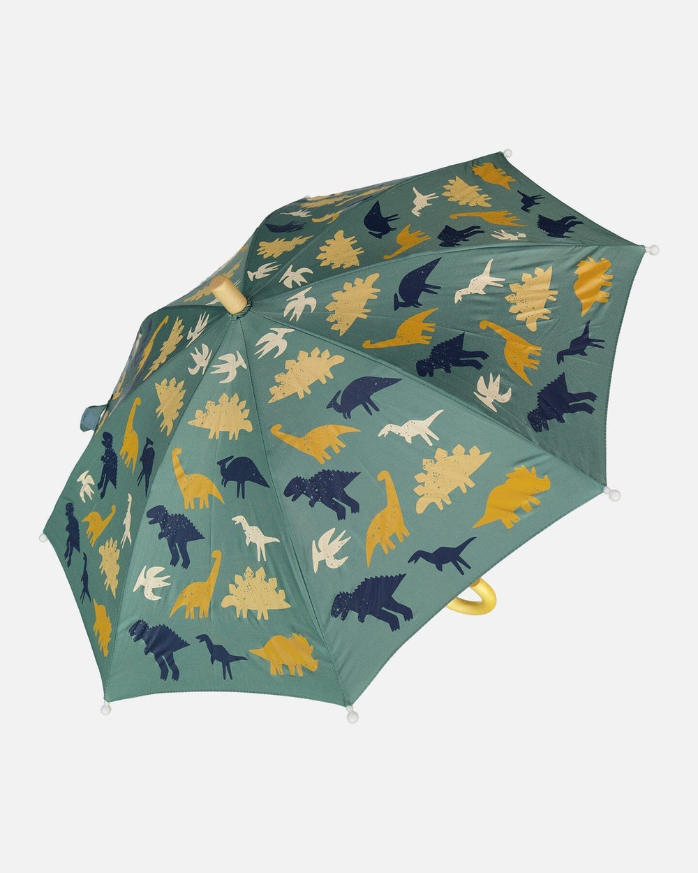 Parapluie vert imprimé dinosaure