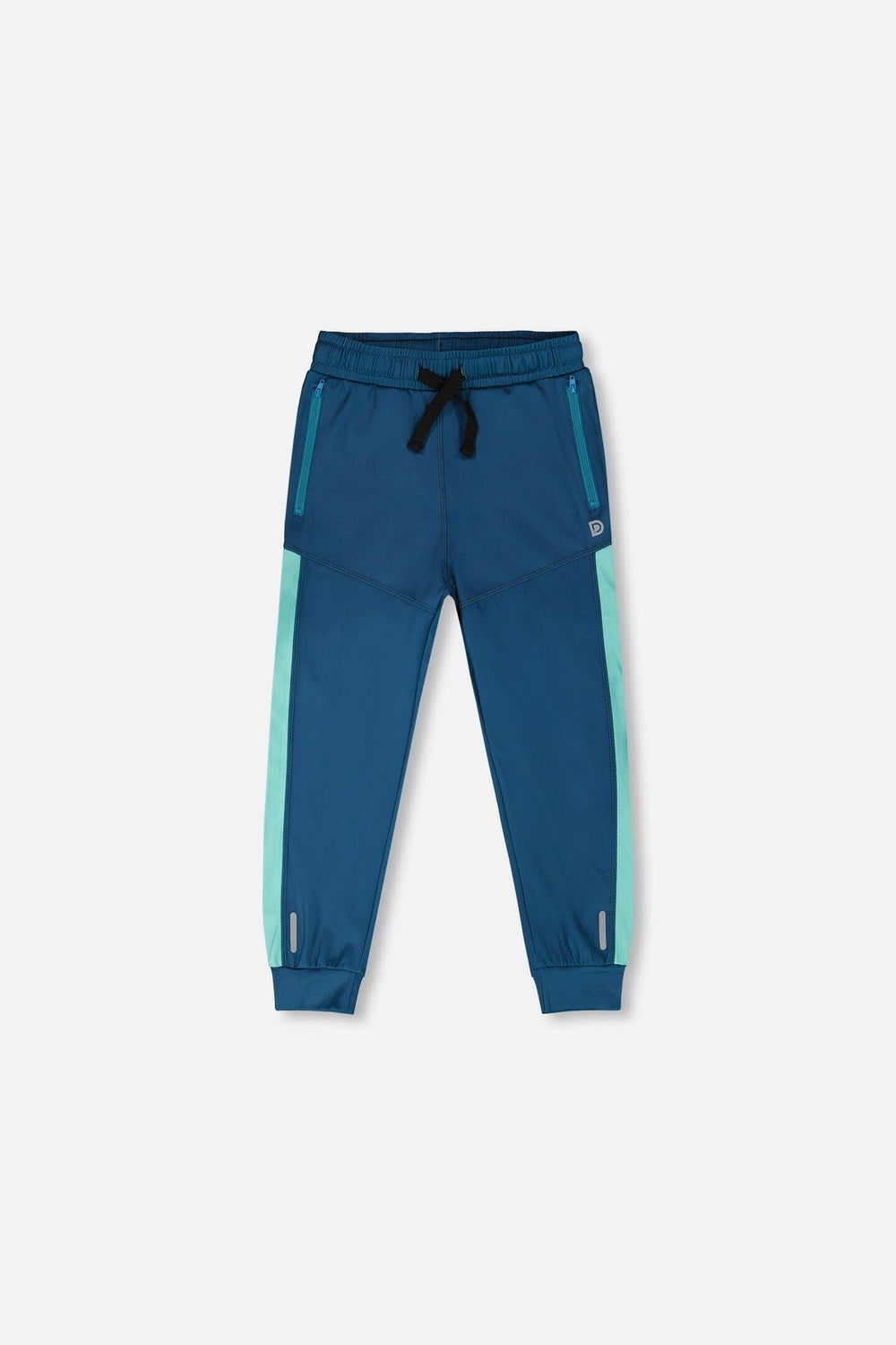 Pantalon de sport en polyester recyclé sarcelle