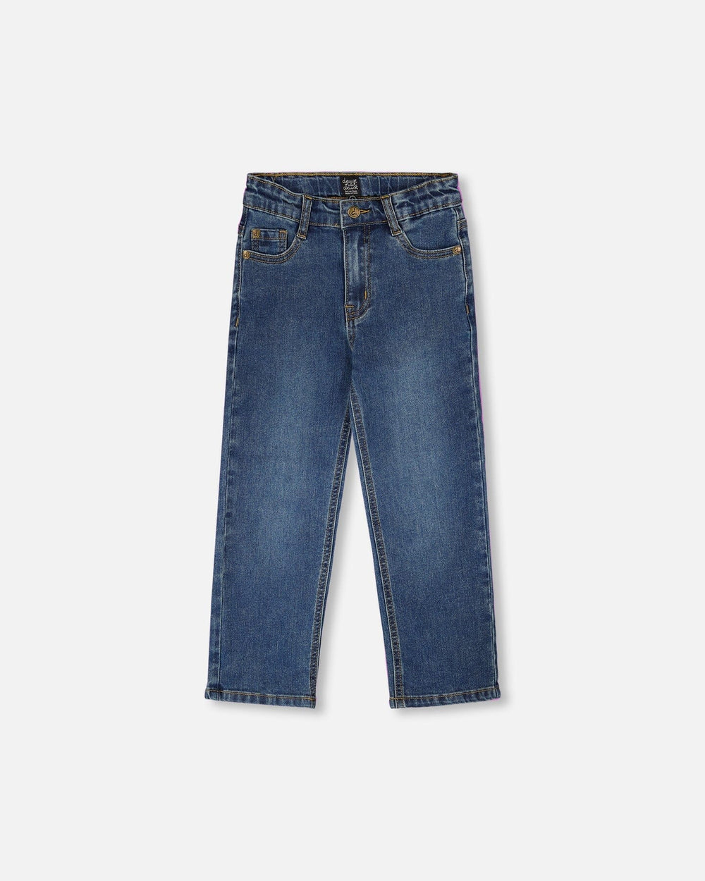 Jean stretch en denim bleu marine