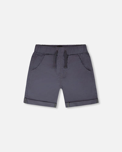 Stretch Twill Shorts Grey