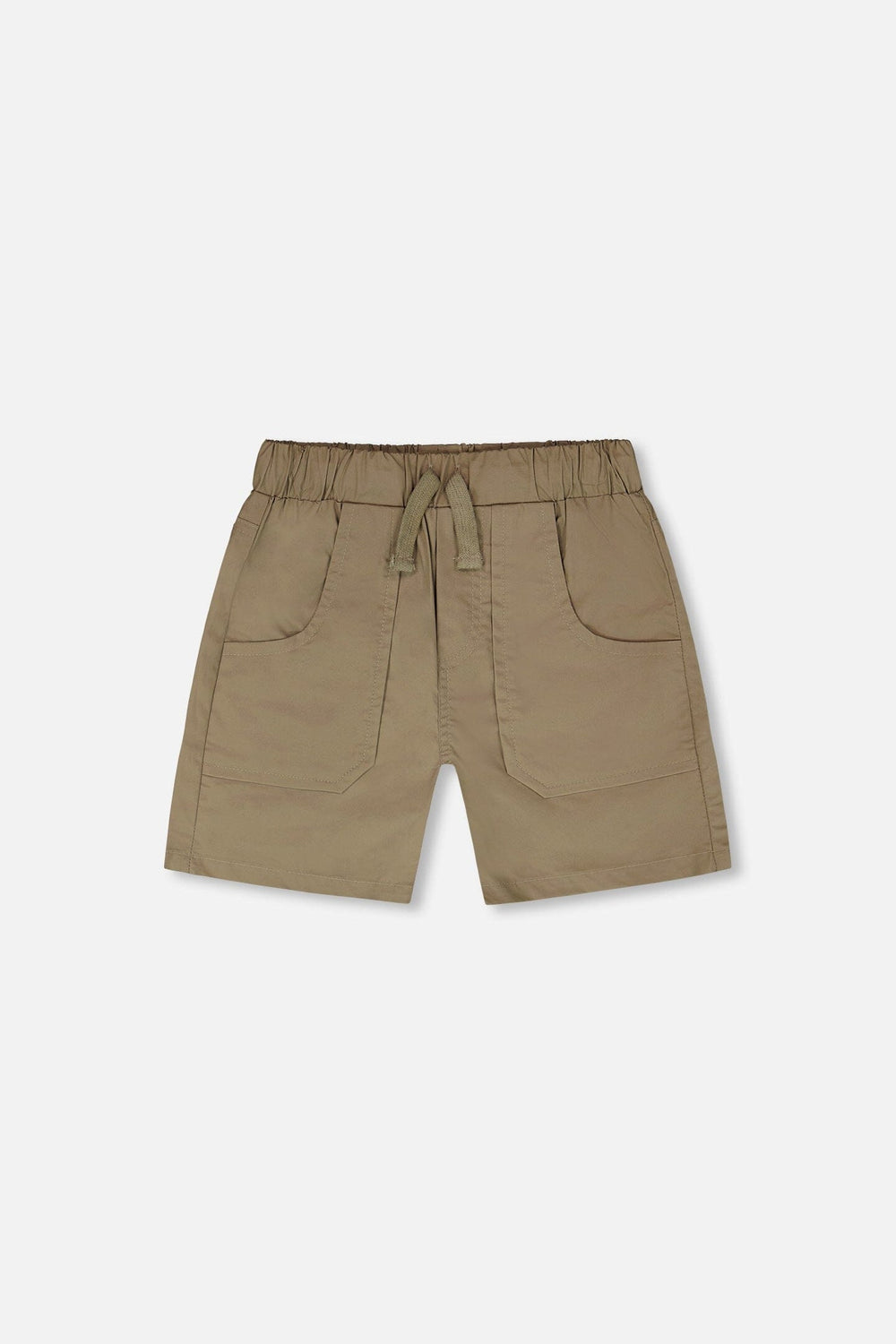 Short parachute avec poches plaquées beige