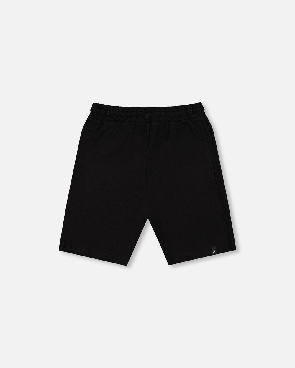 Organic Cotton Jersey Shorts Black — Deux par Deux