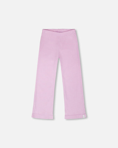 Legging froissé en jersey Lilas