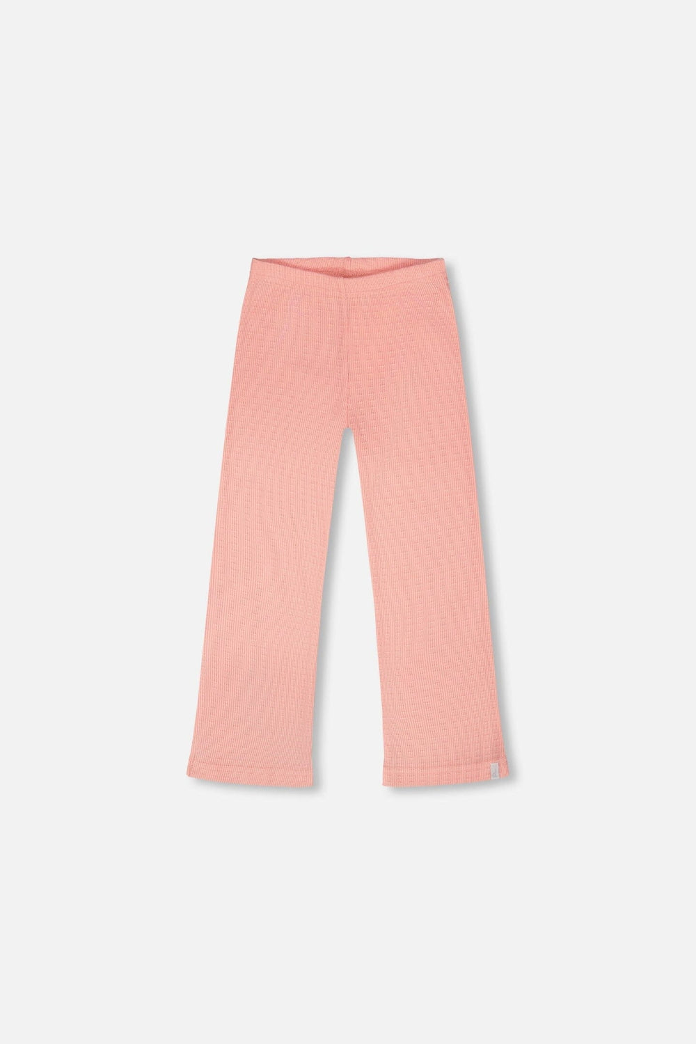 Legging en jersey froissé rose pêche