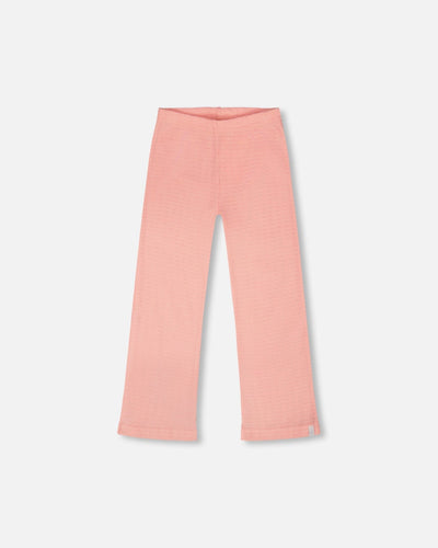 Crinkle Jersey Leggings Peach Pink