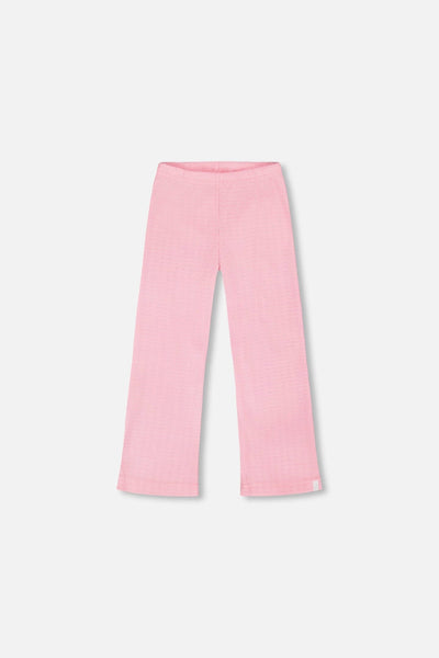 Legging en jersey froissé rose