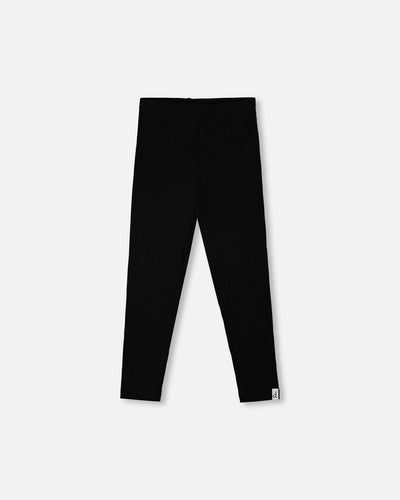 Legging Côtelé Long Noir
