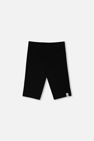Legging motard côtelé noir