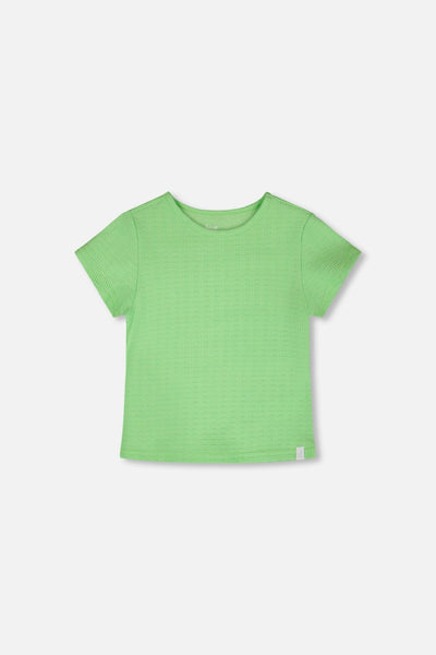 Crinkle Jersey T-Shirt Mint Green