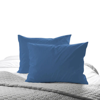TAIES D'OREILLER HA-1315K Couleur Unie Assortie King Paquet de 2