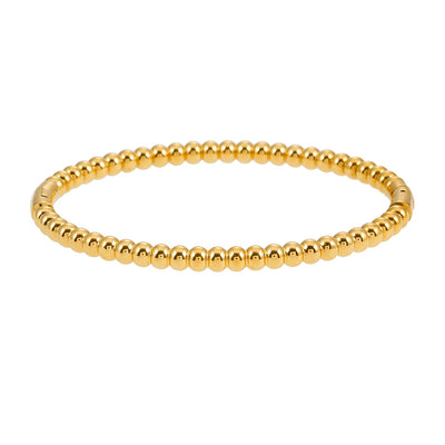 Style HANXI : Bracelet classique à billes dorées