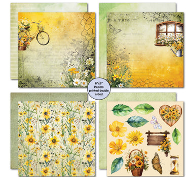 3Quarter Designs Hey Buttercup 6x6 Paper Pack