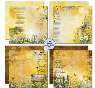 3Quarter Designs Hey Buttercup 8x8 Paper Pack
