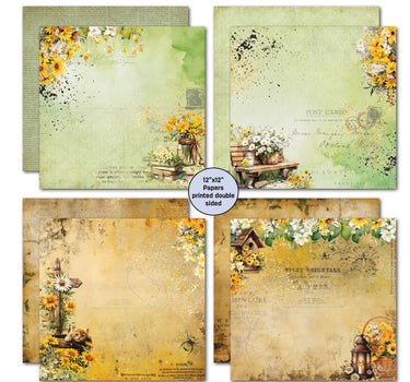 3Quarter Designs Hey Buttercup 12x12 Design Paper & Diecuts Set