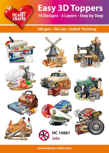 Easy 3D Toppers - Jobs/Careers — Ecstasy Crafts