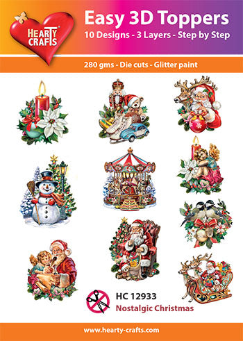 Hearty Crafts - Décorations 3D faciles Noël nostalgique