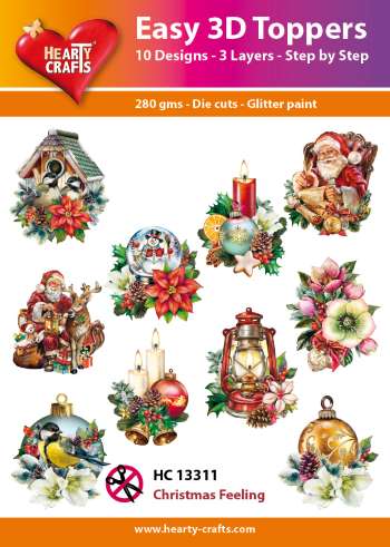 Hearty Craft - Décorations de Noël en 3D faciles