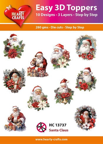 Hearty Crafts - Facile 3D - Père Noël