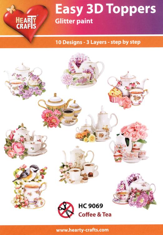 Toppers 3D faciles : Café et Thé