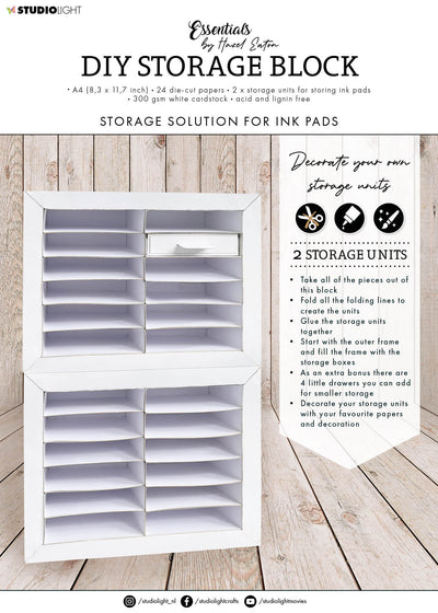 HEN DIY Storage Block Ink Units Essentials 210x294x5mm 24 SH nr.57