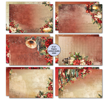 3Quarter Designs Holly Jolly 6x4 Card Pack