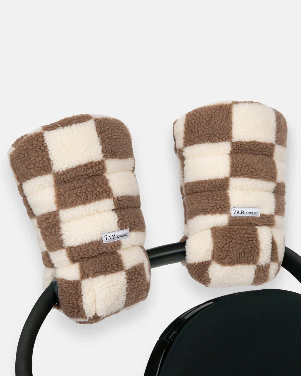 Warmmuffs | 7am Enfant | Carreaux Tan