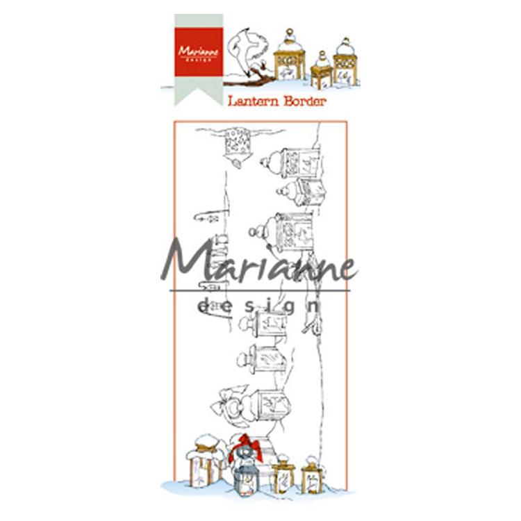 Marianne Design Stamps Hetty's Lantern Border — Ecstasy Crafts