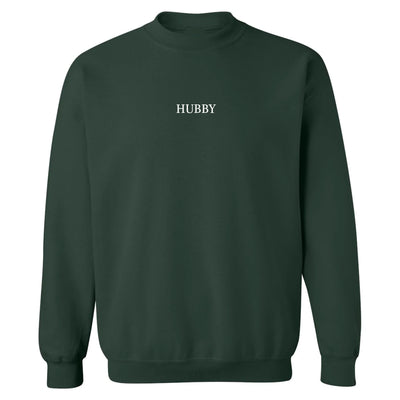 Embroidered "HUBBY" Crewneck