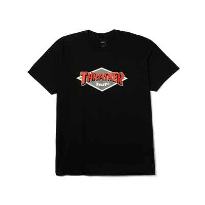 T-shirt 'Logo' HUF x Thrasher - Noir
