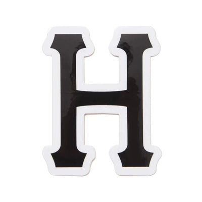 HUF 'H' Sticker - Black