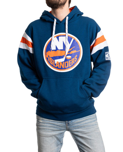 New York Islanders – Sweat à capuche de style rétro universitaire