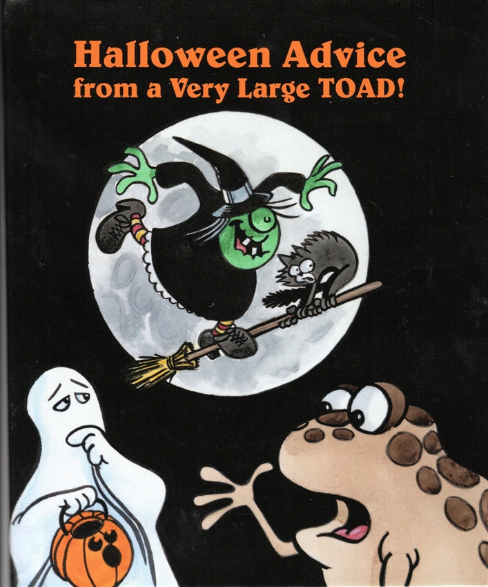Conseils d'Halloween d'un très gros crapaud