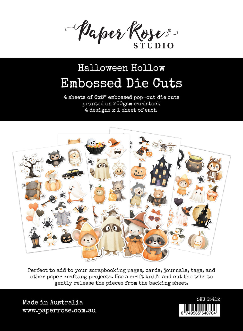 Halloween Hollow Embossed Die Cuts 35412 — Ecstasy Crafts