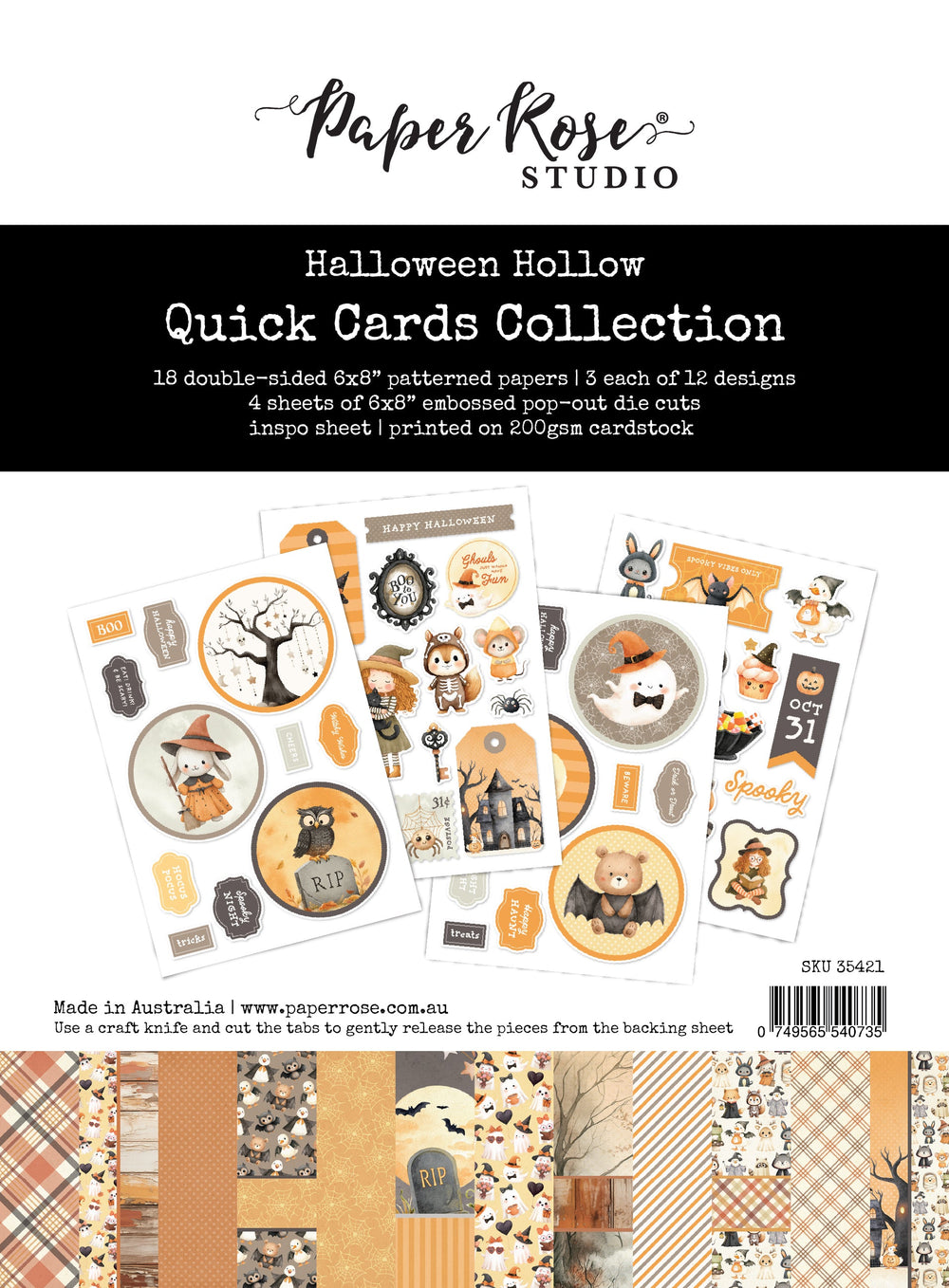 Collection de cartes rapides Halloween Hollow 35421