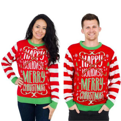 Couple - Joyeuses fêtes Pull de Noël
