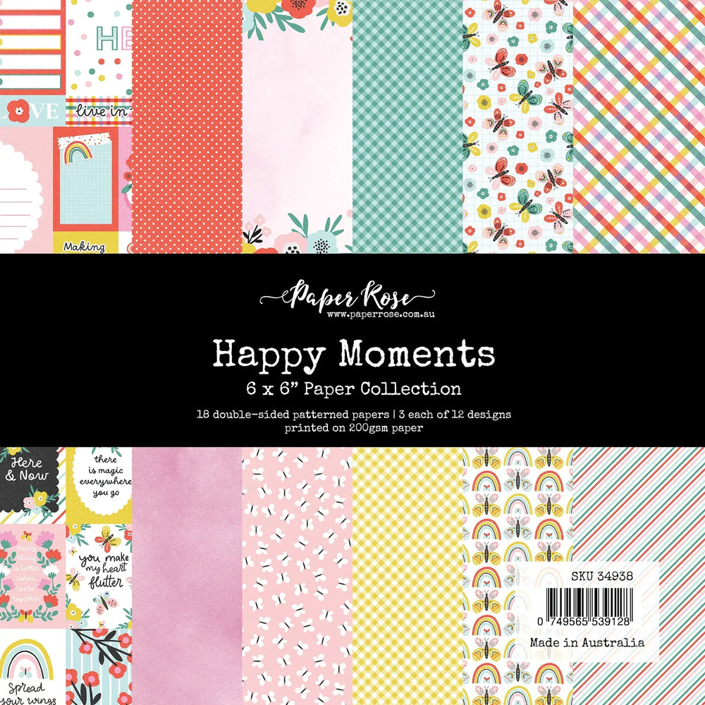 Collection de papiers Happy Moments 6x6 34938