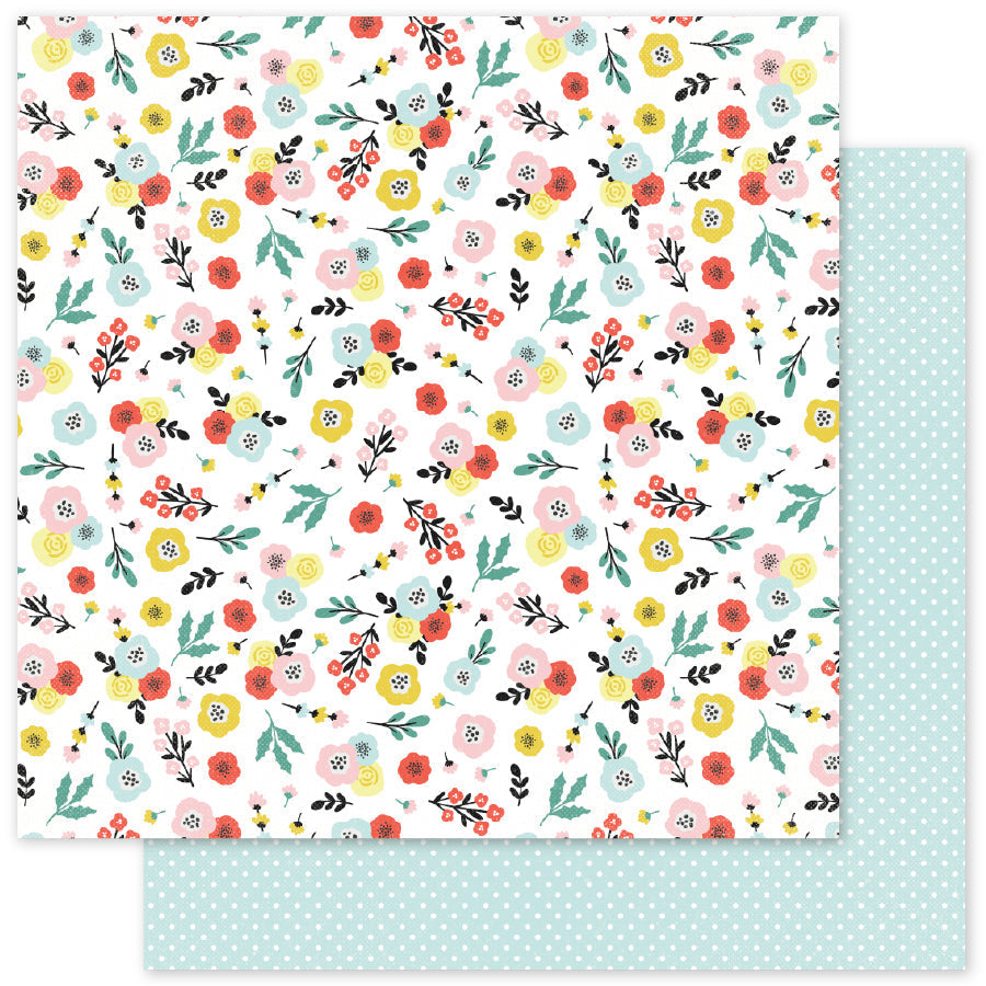 Happy Moments Basics C 12 x 12 Paper (12 pc Bulk Pack) 34974 — Ecstasy Crafts