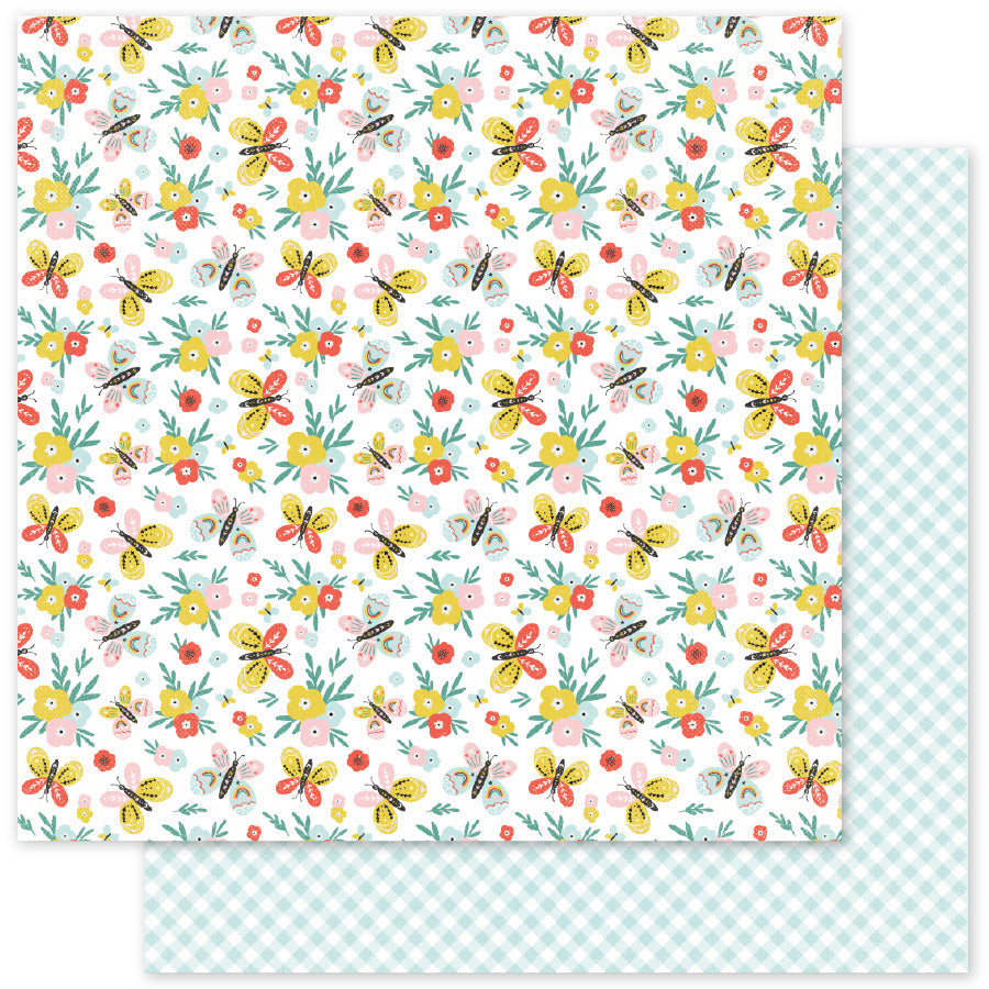 Happy Moments Basics F 12 x 12 Paper (12 pc Bulk Pack) 34983 — Ecstasy Crafts