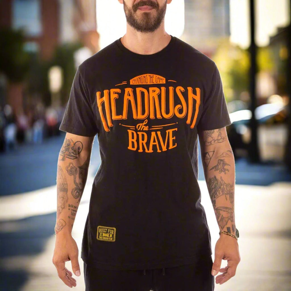 Chemise à manches courtes Headrush pour homme - Pour les braves