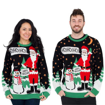 Pull de couple - Ho Ho Ho C'est #!@%ING Joyeux